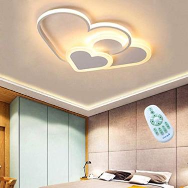 Imagem de Luminária de teto LED simples e moderna para quarto, iluminação de teto para quarto de meninas, personalidade criativa, lustre para quarto de crianças, regulável com controle remoto, luz pen