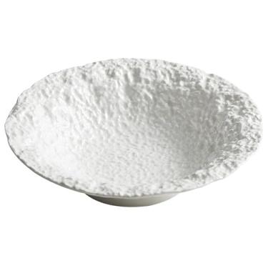 Imagem de ZYHSIJOBAS Tigelas de macarrão, pratos de aperitivo, padrão de relevo, talheres de cerâmica, pratos de salada, tigela de macarrão ramen, tigelas de sopa, cozinha doméstica, pratos de jantar redondos