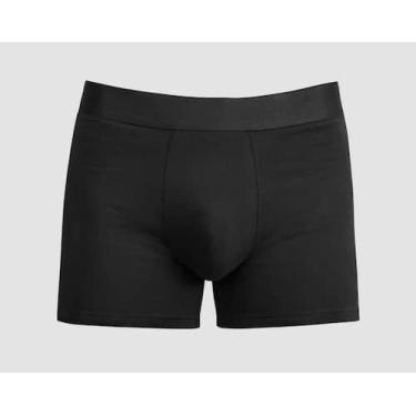 Imagem de Cueca lisa meia box - MDR , Preto, P