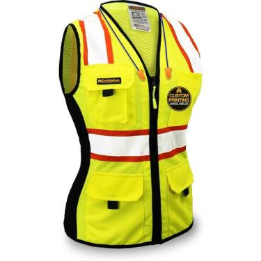 Imagem de Colete de segurança KwikSafety FIRST LADY para mulheres classe 2 amare