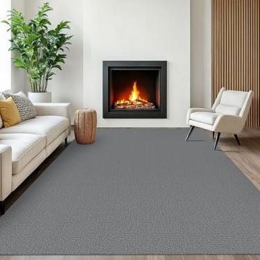 Imagem de EARTHALL Tapetes laváveis para sala de estar, antiderrapante, 1,8 m x 2,5 m, tapete de algodão com revestimento de borracha para sala de jantar, tapete trançado para quarto e exterior para sala de