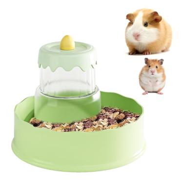 Imagem de Mini&moe Tigela de comida para hamster – Alimentador automático de porquinhos-da-índia sem derramamento, dispensador de ração para animais de estimação pequeno para gerbil, rato, chinchila, furão