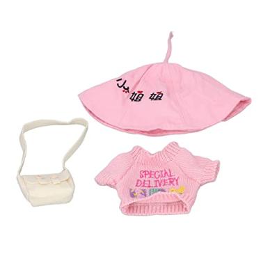 Imagem de YOUTHINK Roupas de Brinquedo de Pelúcia, Acessórios de Pato Macio Com Chapéu e Bolsa, Roupas de Vestir DIY para Crianças, Brinquedos de Pato de Pelúcia (Eu digito)