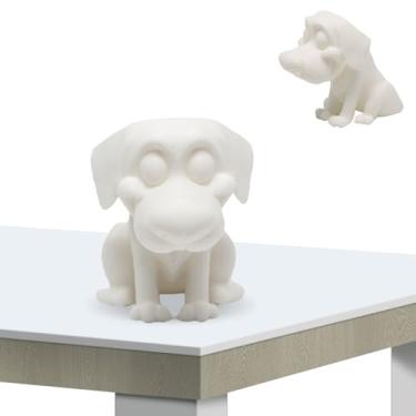 Imagem de 3D Printed Spring Dog Figurines Funny Dog Sculpture for Shelf Desk Accessories Perfect