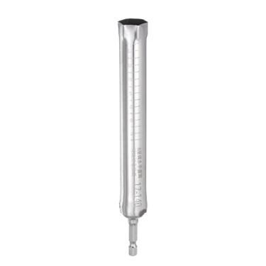 Imagem de Generic Soquete oco, 17 mm x 140 mm chave de porca de força de poço profundo haste sextavada de troca rápida de 1/10.2 cm para uso com chaves de impacto