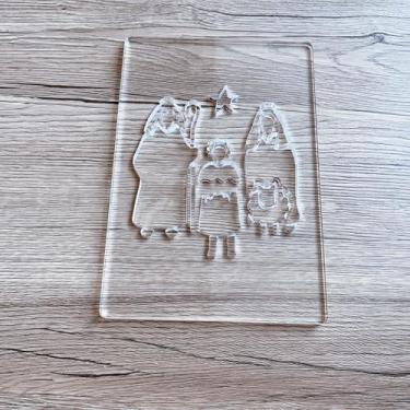 Imagem de Modelos de fresadora de lanterna de Natal, design de acrílico de 20 cm, 10 padrões, para escultura em madeira e estacas de cerca (Cena de atividade 1)