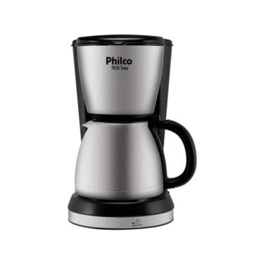 Imagem de Cafeteira Elétrica Philco PH30 Temp 30 Xícaras - Preto e Aço escovado