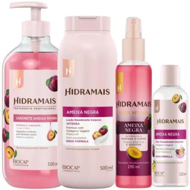 Imagem de Kit Ameixa Negra Completo + Loção Creme 500ml Hidramais