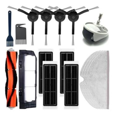 Imagem de HEPA Filter Mop Cloth Side/Main Brush Cover Compatible With XiaoMi Roborock S5 S50 S51 S55 S6 S60 S6 Pure Water Tank Dust Box Spare Parts(Gold)