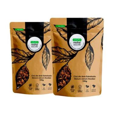 Imagem de Kit 2 pct Chá de Anis Estrelado-Illicium Verum Hooker-100g - Rocha Saú