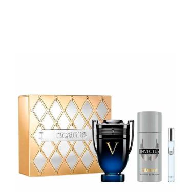 Imagem de Kit Rabanne Invictus Victory Elixir Edp- Perfume Masculino 100ml + Deodorant Spray 150ml + Travel Size 10ml
