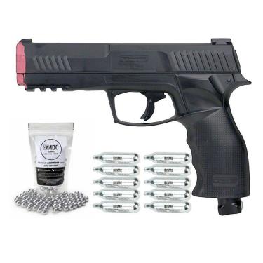 Imagem de Pistola CO2 Hdp T4e P320 50 Ltl Defesa Pessoal Umarex Kit
