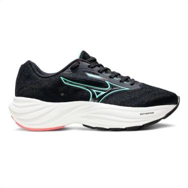 Imagem de Tênis Mizuno Goya 2 Feminino (Preto/Azul, BR, Adulto, Numérico, 40)