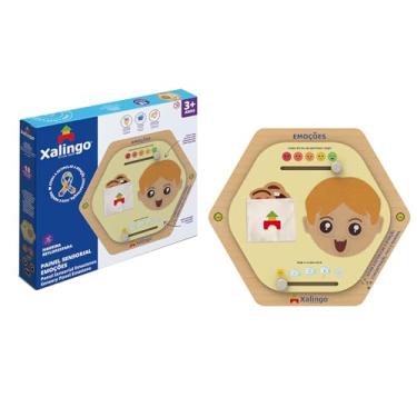 Imagem de Xalingo Brinquedo Educativo Painel Sensorial Emoções