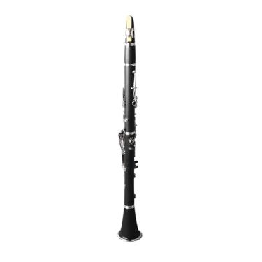 Imagem de RiToEasysports Profissional Clarinete Engenharia Plástico Bb Clarinete Com Luvas Alça de Ombro para Músicos ni Chapeado Chave Kit