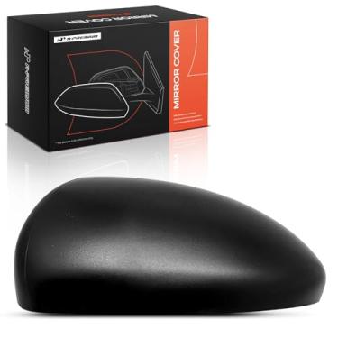Imagem de A-Premium Tampa do espelho retrovisor do lado do motorista - compatível com Chevrolet Cruze 2011-2016, Cruze Limited 2016 - preto texturizado, sem furo de seta