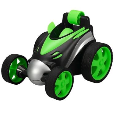 Imagem de Brinquedo Carrinho Controle Remoto, Plástico, Multicolorido, Giro 360 Graus com Luzes LED, Escala 1:12, Operação Automática, para Crianças 3 Anos e Acima, Bateria AA