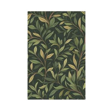 Imagem de JDAKHD William Morris Capa decorativa para interruptor de luz verde 1 gangue sem dispositivo, placa de parede, planta vintage de meados do século, placa elétrica para decoração de quarto de banheiro