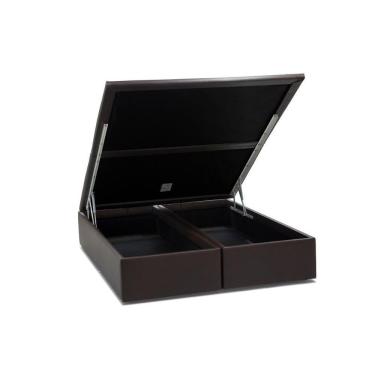 Imagem de Cama Box Baú King Universal Courano Brown (193x203x35) - Ortobom