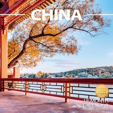 Imagem de Calendário de parede 2025-2026 - Calendário de parede mensal suspenso chinês com blocos grandes para organização e planejamento, agenda acadêmica, casa, escritório e família, papel grosso e resistente