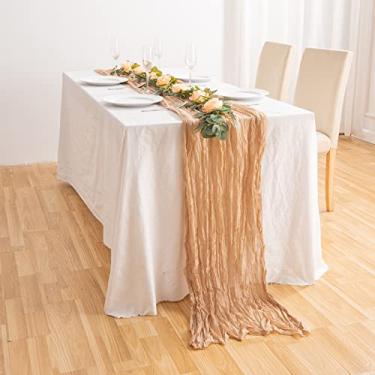 Imagem de Dpofirs Pano de Queijo Plissado Corredor de Mesa Dobrável 90x400cm Fibra de Poliéster Tecido Macio e Liso Com Cortes Delicados para Mesa de Jantar Mesa de Centro Festa de Casamento (type3)