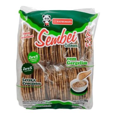 Imagem de Biscoito com Gergelim Zero Lactose Sembei Cookies 260g - Sapporo