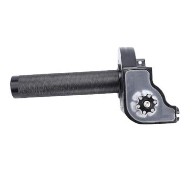 Imagem de Asixxsix Hand Grips, 7/8 em 22mm CNC Aluminium Alloy Handlebar Grips com M10 Adjustment Screw, Throttle Cable, Quick Twister, Motorcycle Throttle Grip para KLX CR CRF EXC XR CRF50 (BLACK)