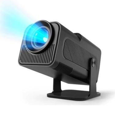 Imagem de HY320 Mini, Projetor Portatil 5G Wifi 6, Bluetooth 5.0 e Android 11, Suporte 4K e 720P Nativo, 12,000 Lumens, Projetor Led com 4D/4P e Auto de Correccao, 180° Giratorio, Zoom Eletronico