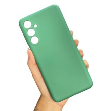 Imagem de [GL CASES] Capa Samsung M54 Capinha Samsung M54 Case Aveludada Anti Impacto Reforçada Silicone Emborrachado Com Proteção De Câmera (Verde Claro)