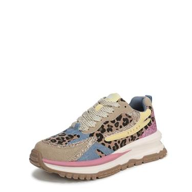 Imagem de Blowfish Malibu Tênis feminino Leo azul/rosa/amarelo, tamanho 38