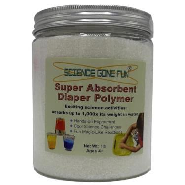 Imagem de Science Gone Fun Amazing Vanishing Water Trick - Super Absorbent Polymer Powder (1 Pound jar)