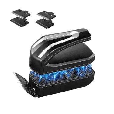 Imagem de Carefree Fish Limpador magnético super poderoso para aquário com 4 raspadores de algas para tanque de peixes de vidro ímã escova flutuante S+(Plus)