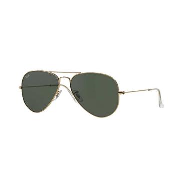 Imagem de Óculos de sol aviador masculino Ray-Ban RB3025 Aviator Metal