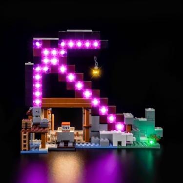 Imagem de LocoLee Light kit Compatible with Lego 21277 The Pickaxe Mine - No Model Only Light, LED Lighting Accessories Compatible with Lego 21277 Classic Mining Pick