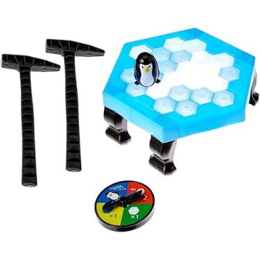 Imagem de Jogo Pinguim Numa Fria – Quebra-Gelo Inteligente para Crianças, Martelinho + Base de Gelo + Roleta – Brinquedo Infantil Educativo + Diversão em Família – Linha Premium