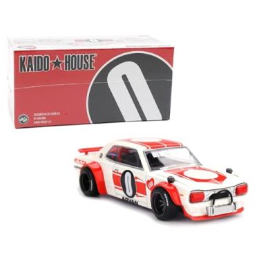 Imagem de Diecast Model Car Compatible with Kaido House x Mini GT 1:64 Nissan Skyline 2000GT-R (KPGC10) Kaido Works V2 White Limited Edition KHMG211
