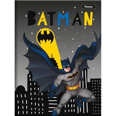 Imagem de Caderno Brochurão Capa Dura Batman 80Fls Pacote Com 05
