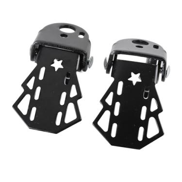Imagem de SPYMINNPOO Pedais de Bicicleta Mn Aço Dobrável para Descanso de Pés Traseiros para Bicicletas de Montanha e Infantis, Pedais de Plataforma Larga Antiderrapantes Com Design Ergonômico para Passeios