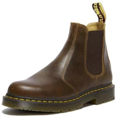 Imagem de Dr. Martens Bota Chelsea feminina, Bronzeado escuro, 12 Women/11 Men