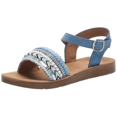 Imagem de YOKI Sandália feminina de bico aberto, Jeans, 16