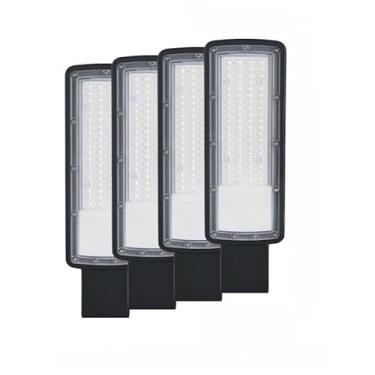 Imagem de Luminária LED Poste 200W 6500K Bivolt para Iluminação Pública Externa kit iluminação pública para Iluminação Pública, Estacionamento e Área Industrial(Kit 4)