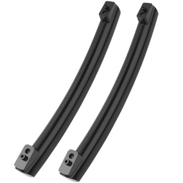 Imagem de WB15X24435 Maçaneta de porta de micro-ondas para General Electric (GE), Hotpoint, substituição de maçaneta de micro-ondas RCA - 2 peças