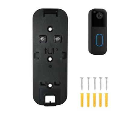 Imagem de Suporte de campainha adesivo sem perfuração compatível com campainha de vídeo Blink (modelo mais recente) Suporte de câmera Blink Doorbell, placa de substituição de placa traseira de campainha