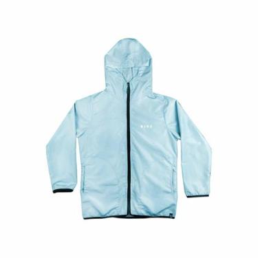 Imagem de Jaqueta Corta Vento Light Infantil Azul Claro Menina WSS Bike II - WSS