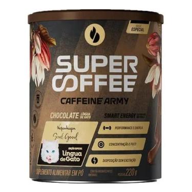 Imagem de Super Coffee Sabor Língua de Gato 220g Caffeine Army