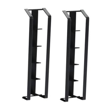 Imagem de Ｂｅｓｇａ Conjunto de 2 Porta-Cápsulas de Café Adesivos, Organizador de Cápsulas de Café em Metal e Otimizador de Espaço, Acessórios para Casa, Preto