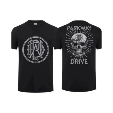 Imagem de Camiseta Gráfica Oversized Masculina Preta Dupla Face vice Grip Moda D