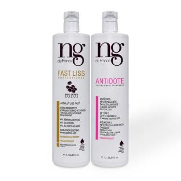 Imagem de Kit Fast Liss Redutor + Antidote Neutralizante NG de France
