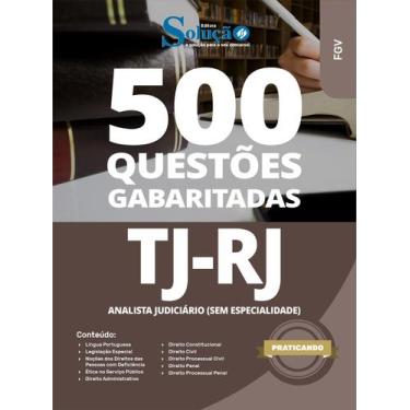 Imagem de Caderno de Questões TJ-RJ - Analista Judiciário (sem especialidade) - 