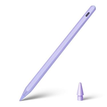 Imagem de EVACH Caneta Stylus para iPad 6º a 11º – Compatível com iPad Pro 11/12.9/M4/M5 2018-2025, iPad Air 3/4/5/M2/M3, iPad Mini 6/5, Precisão Perfeita de Pixel, Rejeição da Palma, Roxa